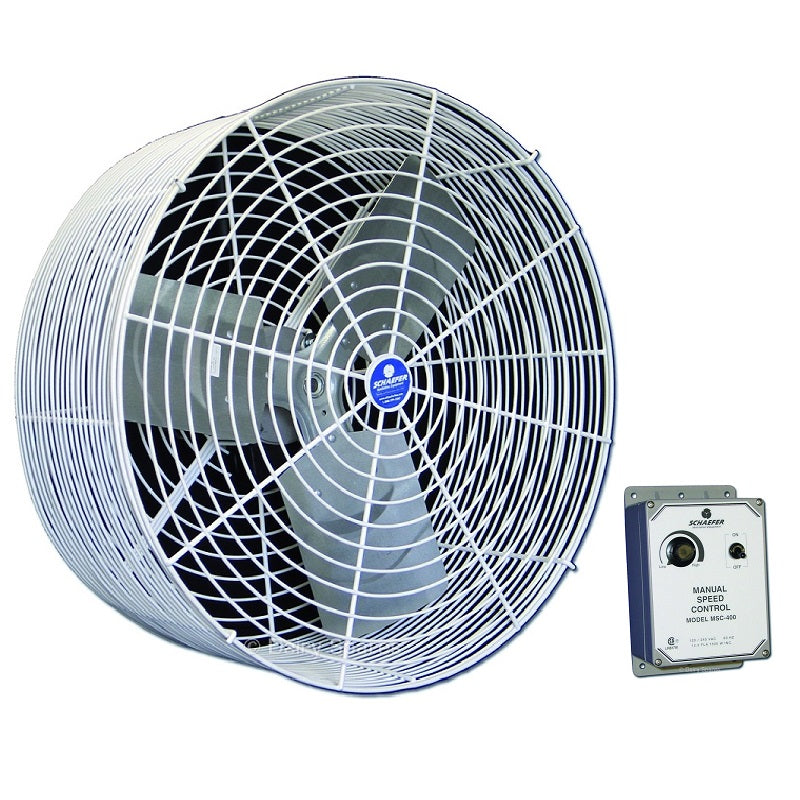 Schaefer Barn Kooler® Dairy Parlour Fan + Parts